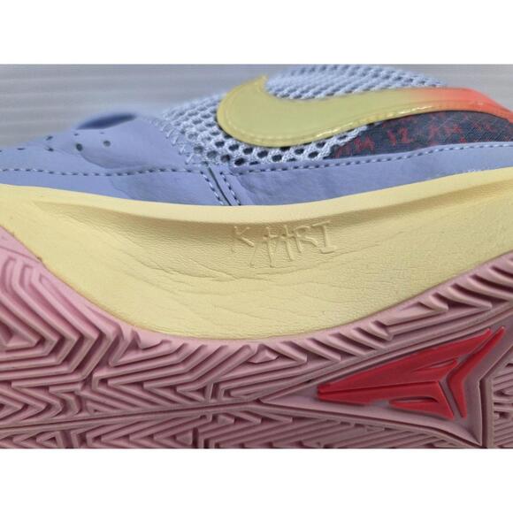 Nike Ja 1 Day One Shoes Mens Size 9 Blue Yellow Basketball Midnight Sneakers - Picture 10 of 12